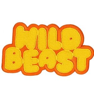 NEW! Wild Beast Embroidered Patch Oxford Pennant